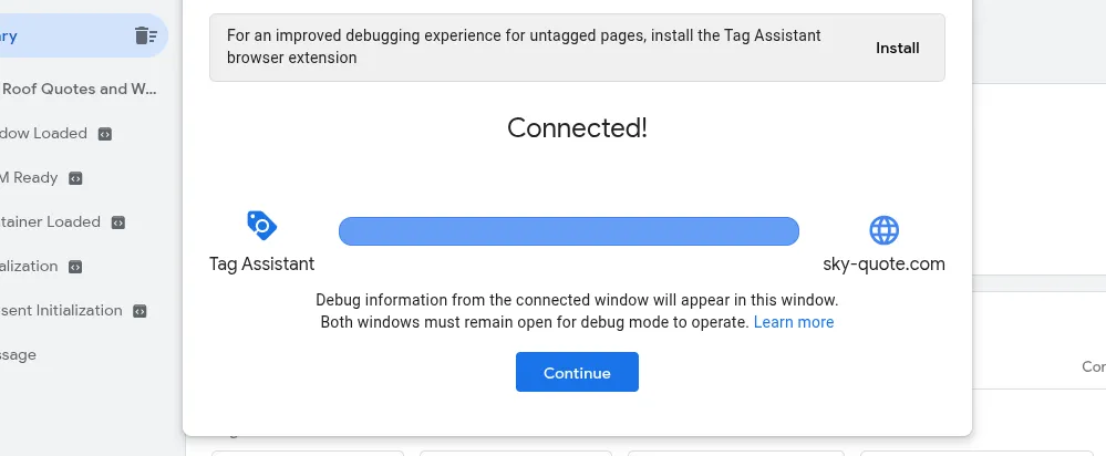 Preview Mode Connected