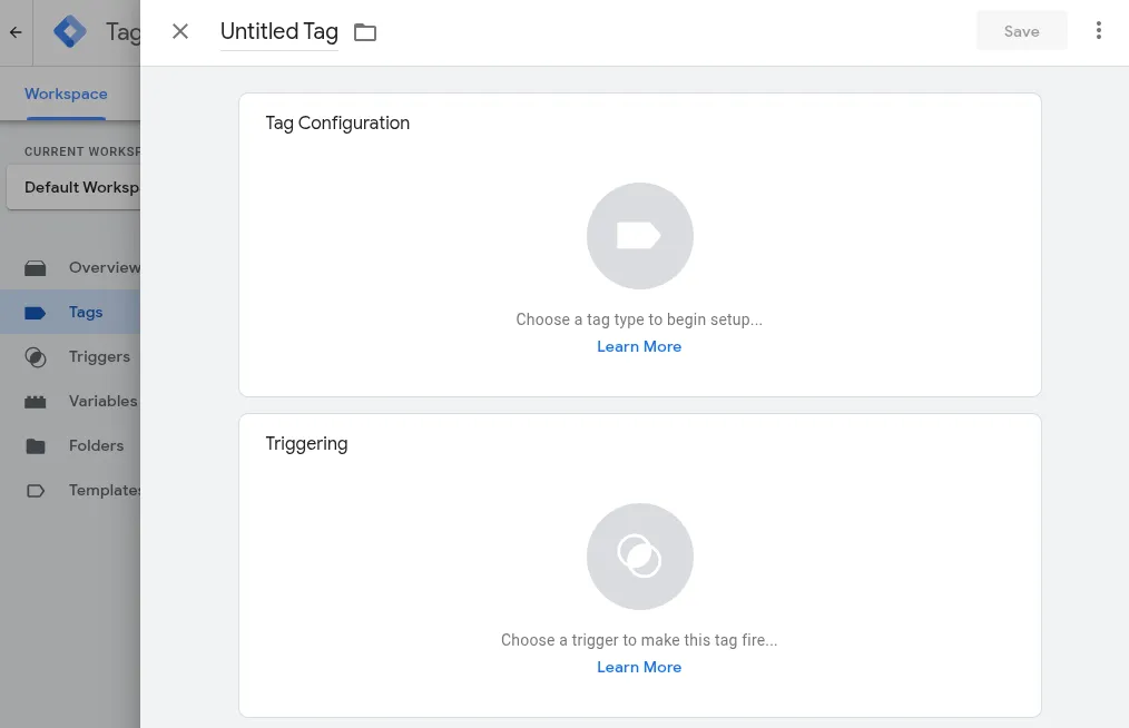New Tag Config