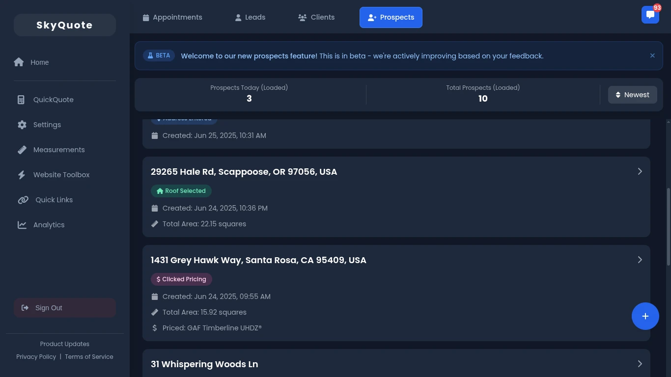 Introducing InstaQuote Prospects
